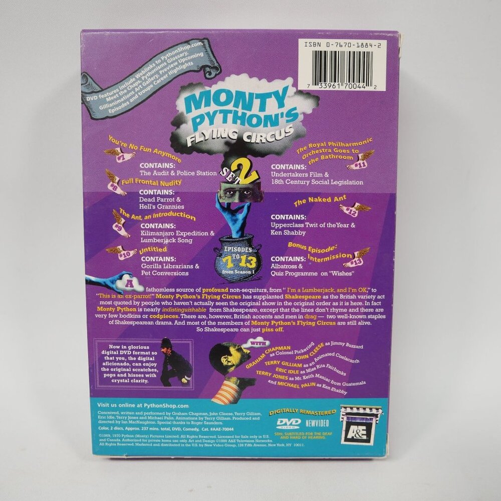Monty Pythons Flying Circus Complete Series DVD Box Sets Remastered TESTED - Picture 5 of 15